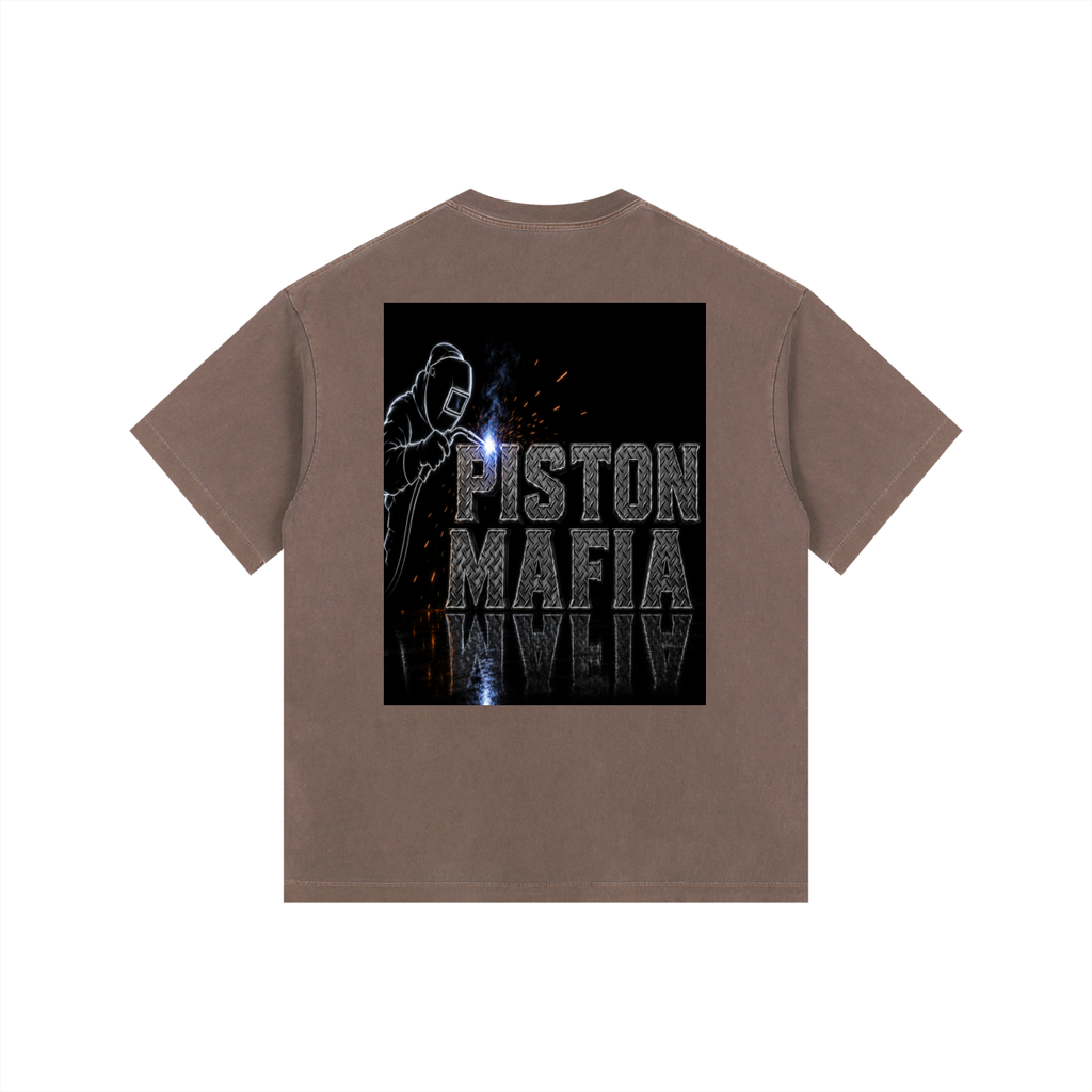 Vintage Washed Oversized Cotton T-Shirt